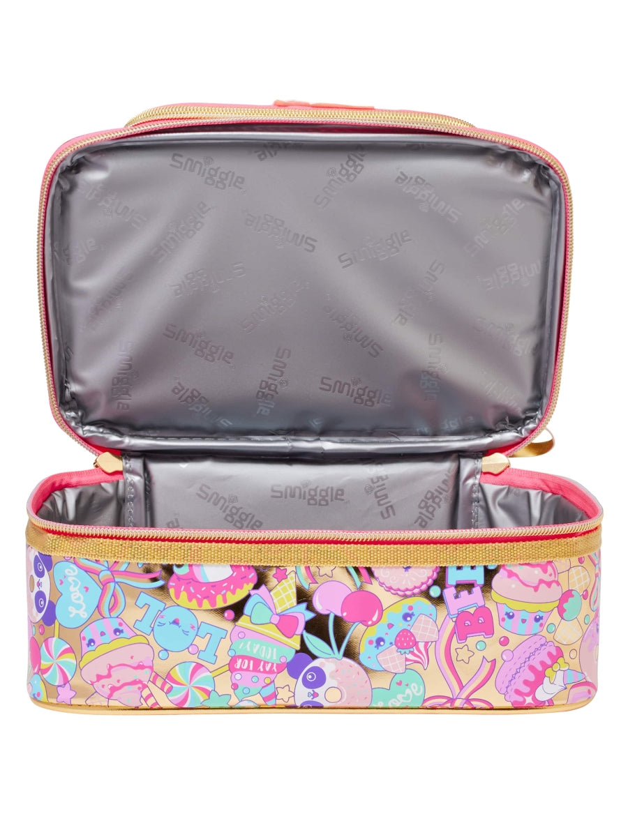 Smiggle - 20. Doğum Günü Çift Katlı Beslenme Çantası-Dinossi