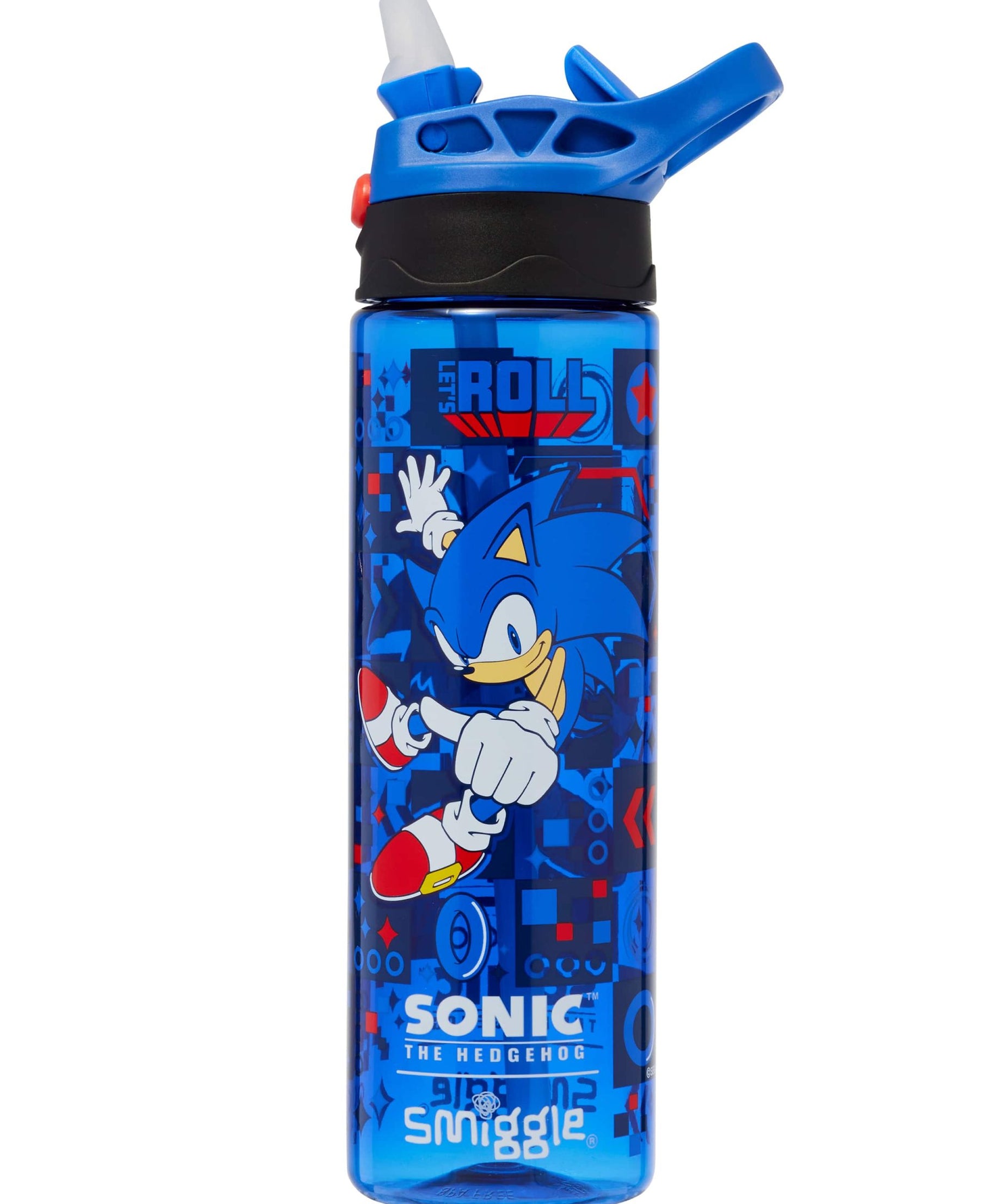 Smiggle - قمقمه خودکار با نی Sonic 650ML بدون BPA