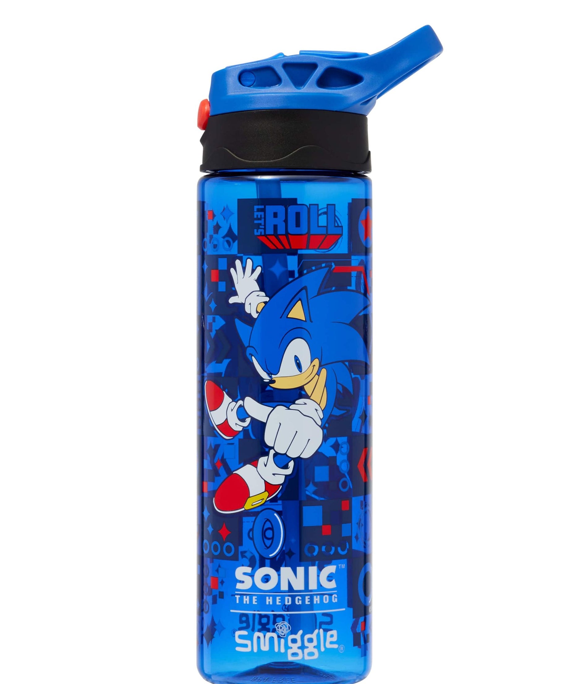 Smiggle - قمقمه خودکار با نی Sonic 650ML بدون BPA