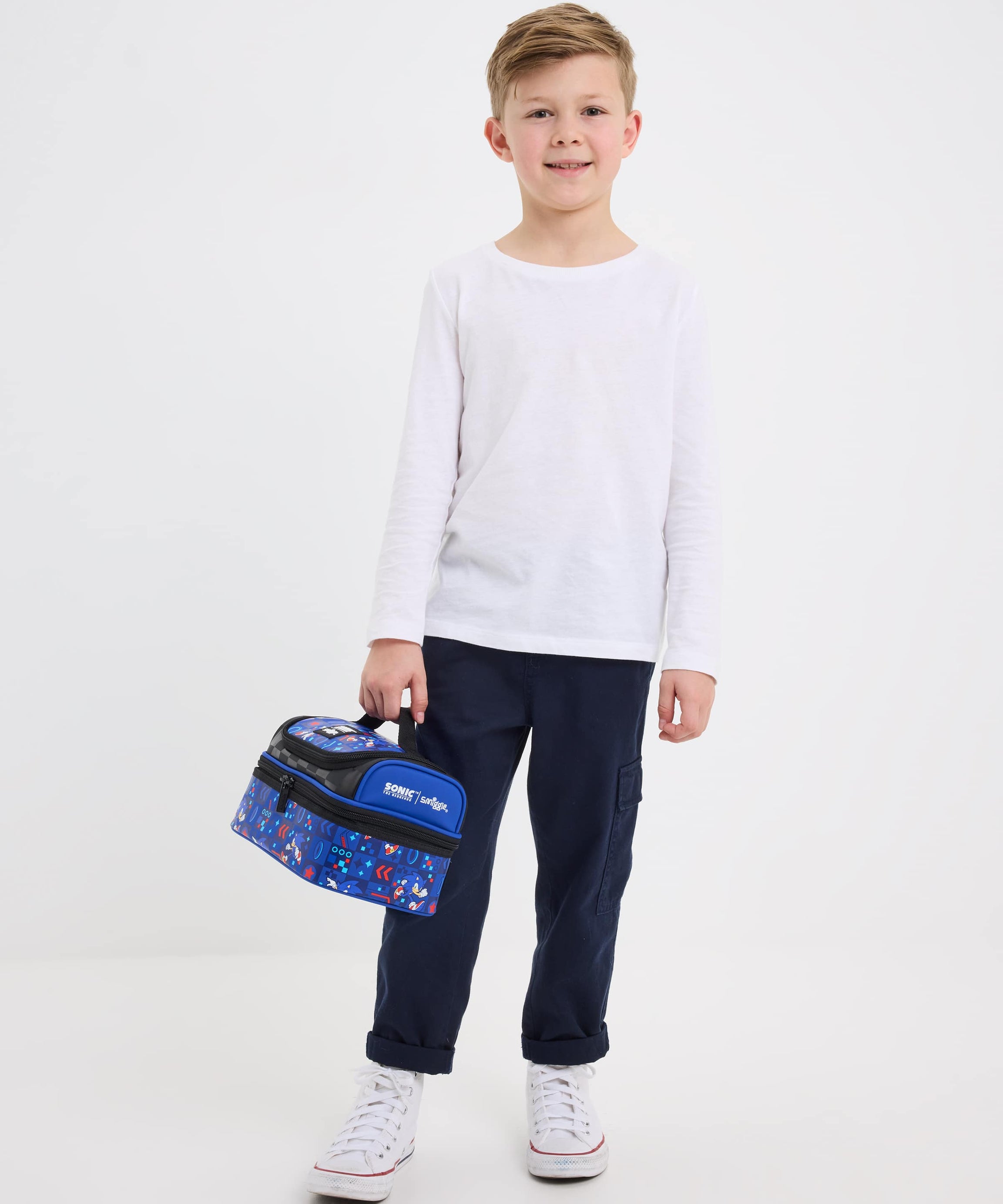 Smiggle - Sonic Çift Katlı Beslenme Çantası