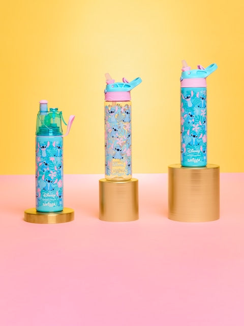 Smiggle - زجاجة ماء أوتوماتيكية بسعة 650ML مع مصاصة خالية من BPA