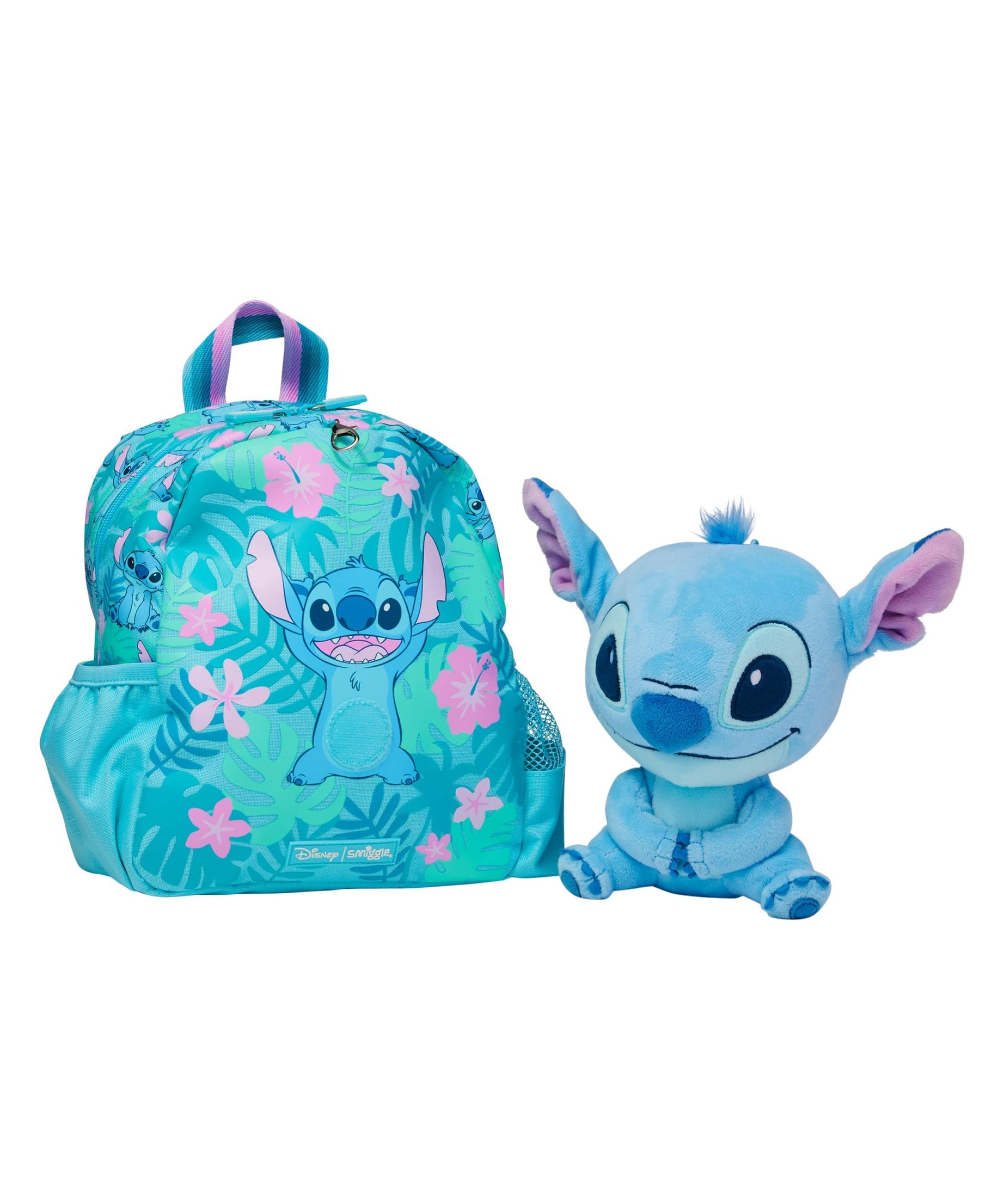 Smiggle - Stitch Çıkarılabilir Oyuncaklı Kreş Okul Sırt Çantası