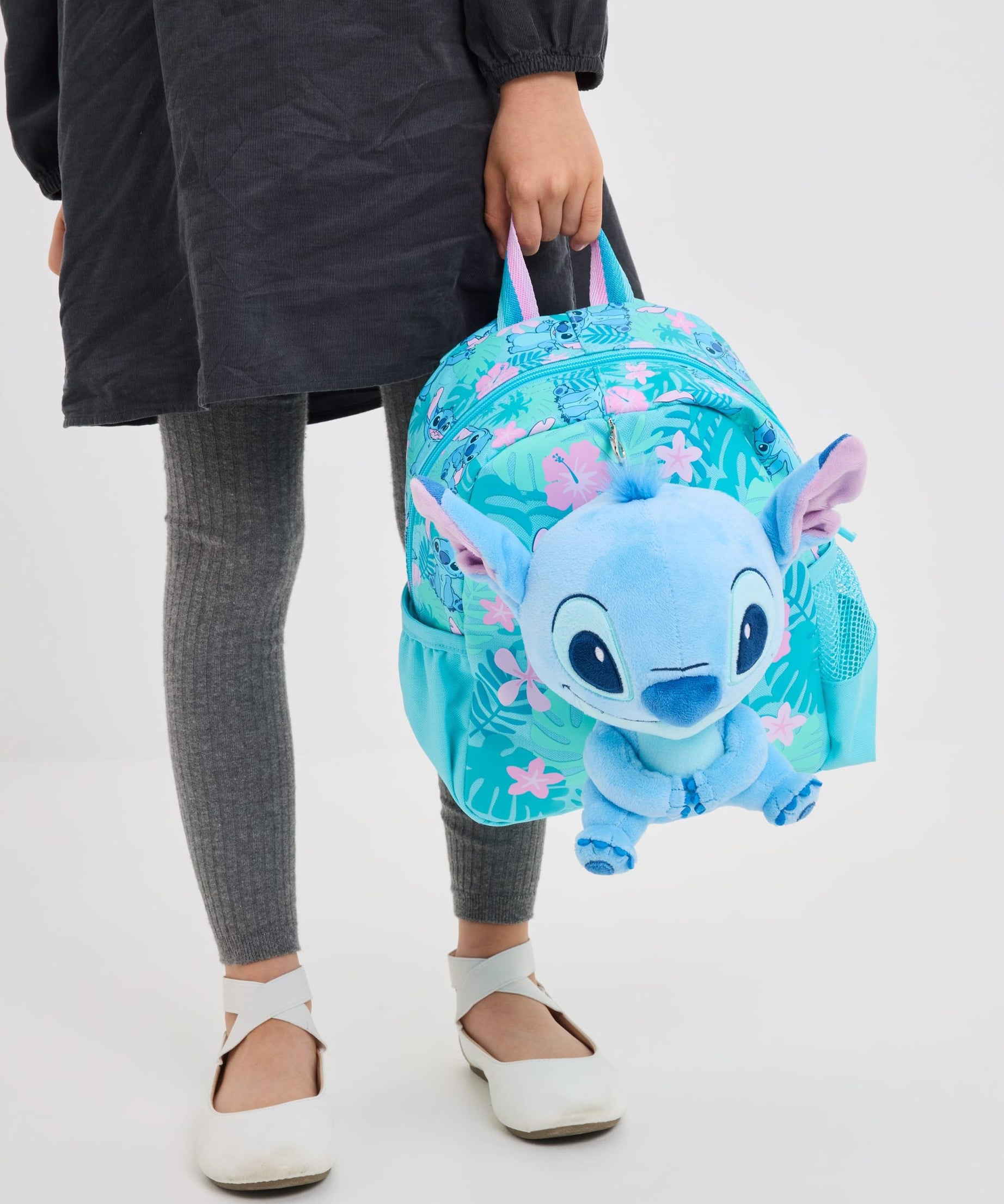 Smiggle - Stitch Çıkarılabilir Oyuncaklı Kreş Okul Sırt Çantası