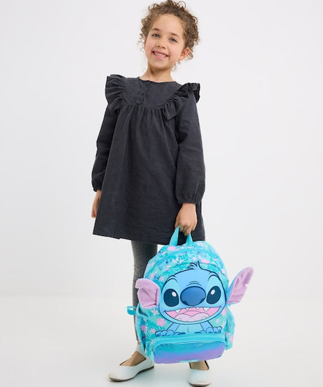 Smiggle - Stitch Junior Kapüşonlu Anaokulu Sırt Çantası