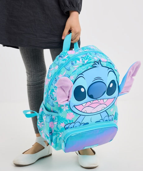Smiggle - Stitch Junior Kapüşonlu Anaokulu Sırt Çantası