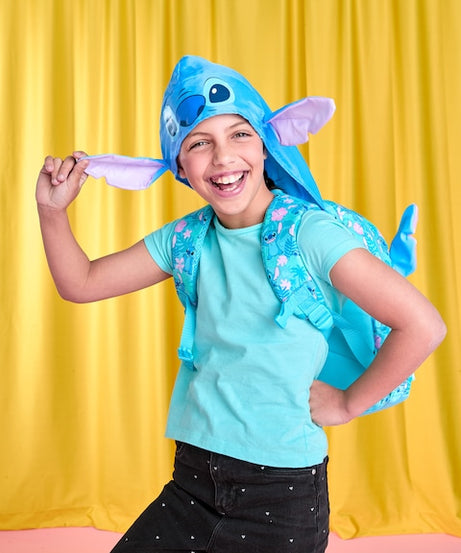 Smiggle - Stitch Junior Kapüşonlu Anaokulu Sırt Çantası