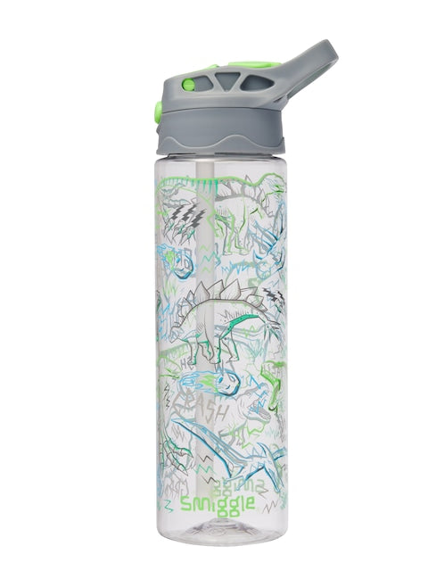 Smiggle - Botella de agua sin BPA con boquilla automática Super Charge 650ML