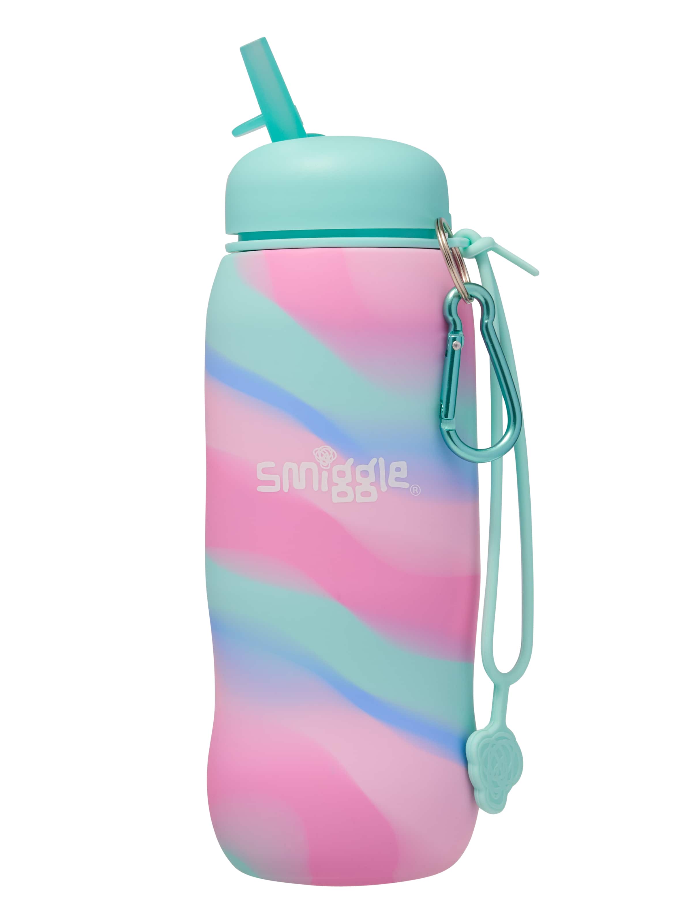 Smiggle - بطری آب سیلیکونی تاشو سورئال بدون BPA 630ML