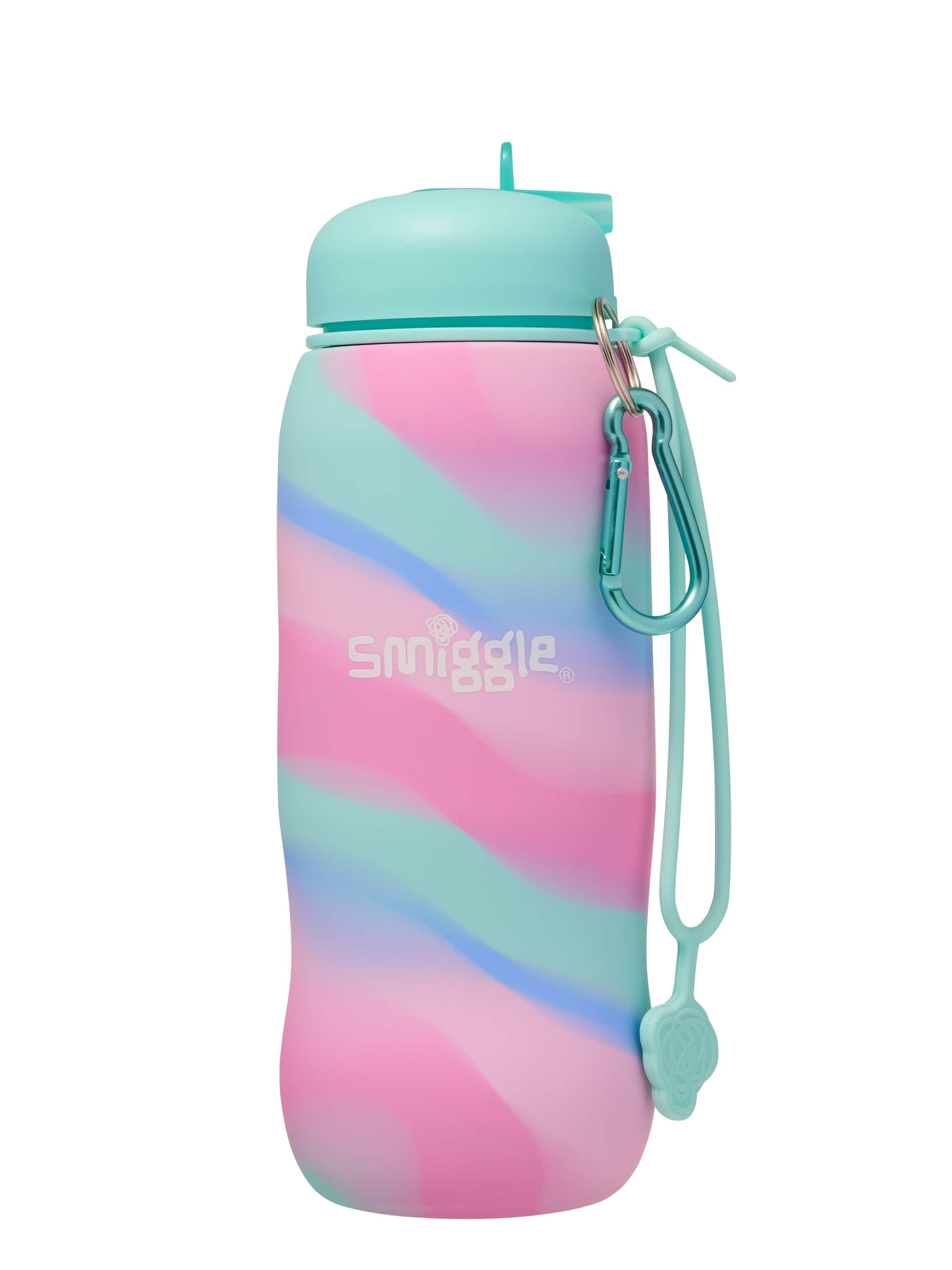Smiggle - بطری آب سیلیکونی تاشو سورئال بدون BPA 630ML