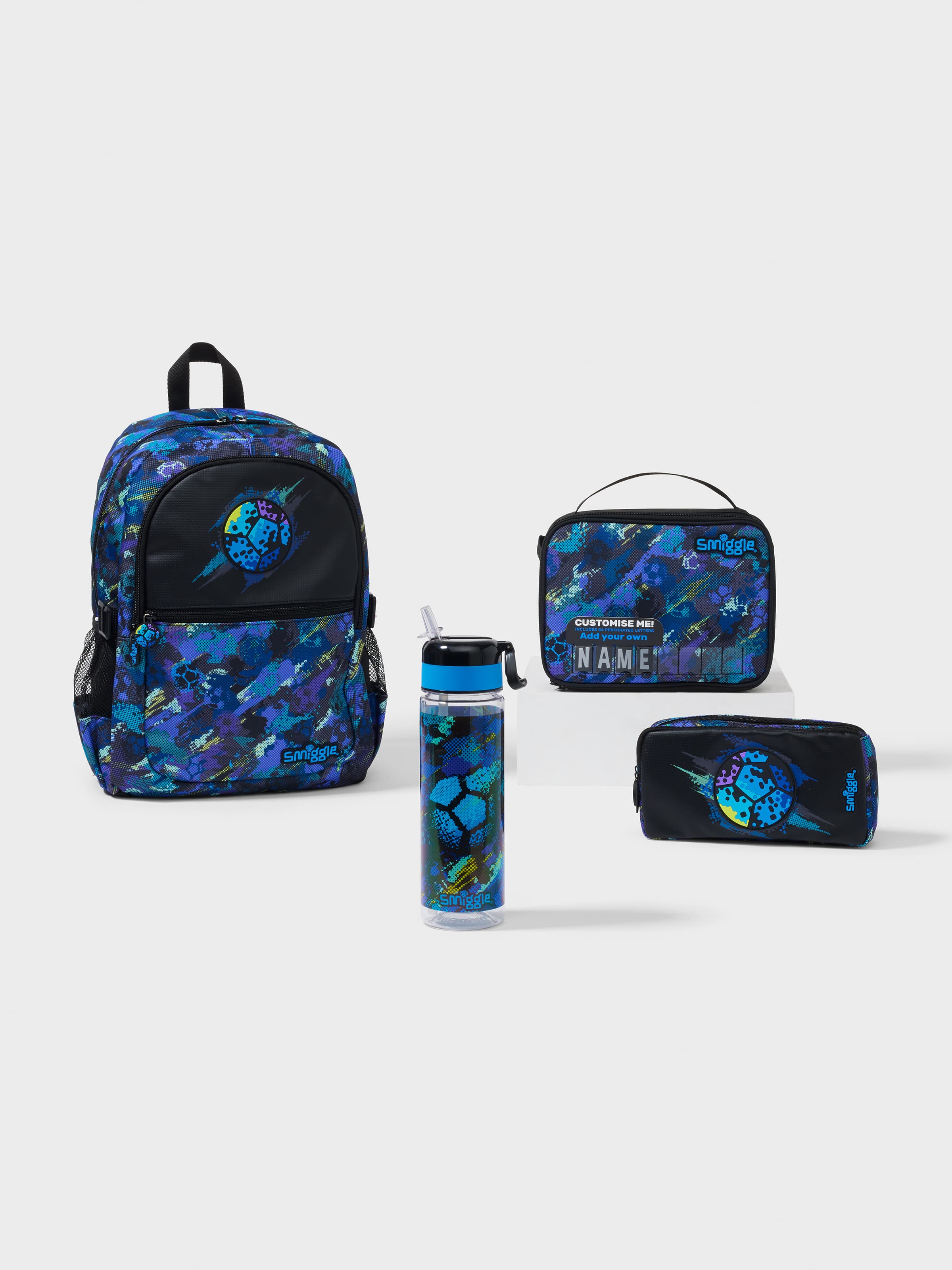 Smiggle - Набор из 4 школьных рюкзаков Trailblazer