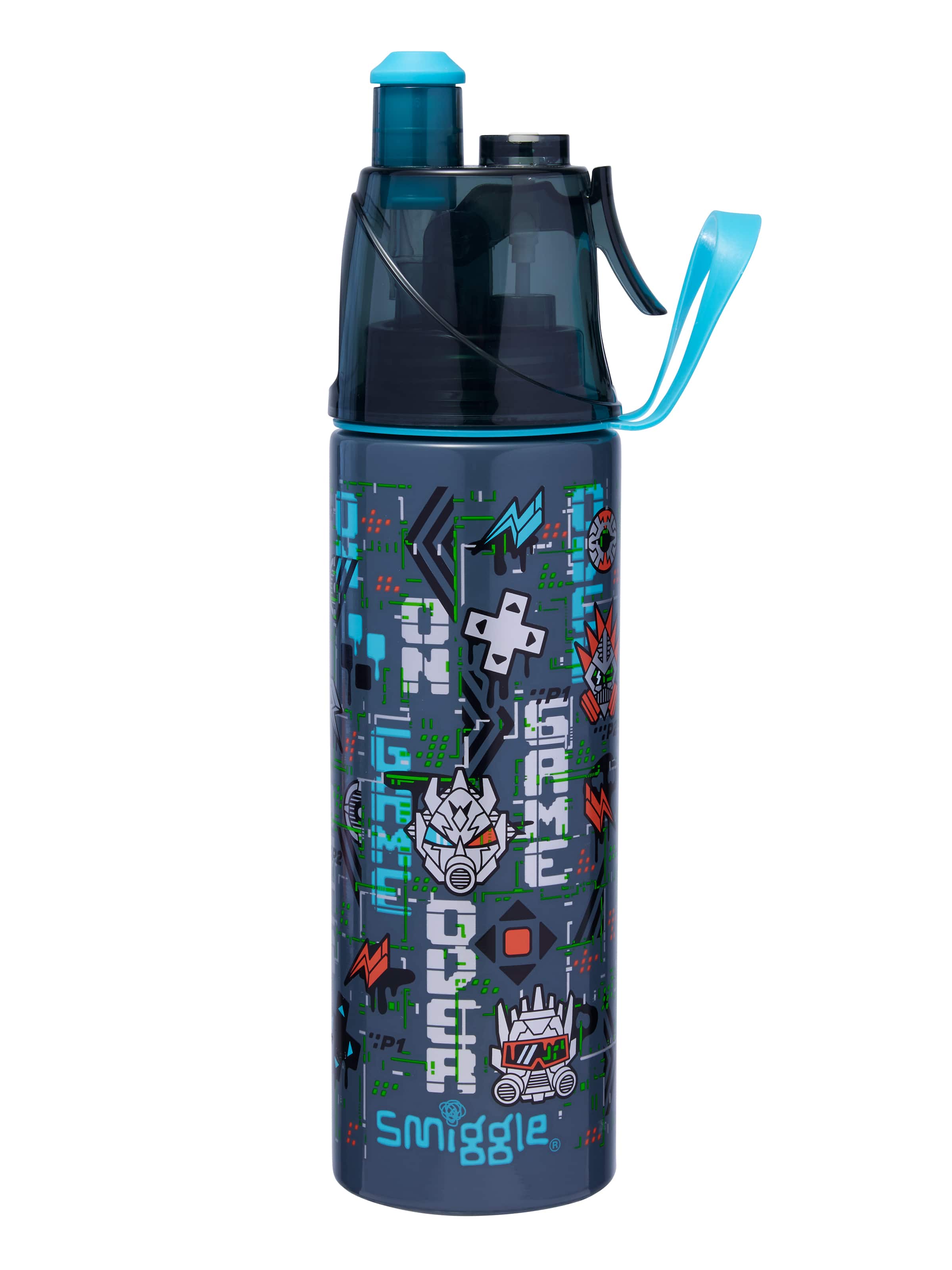 Smiggle - Trailblazer Botella de acero con rociador de agua 500ML