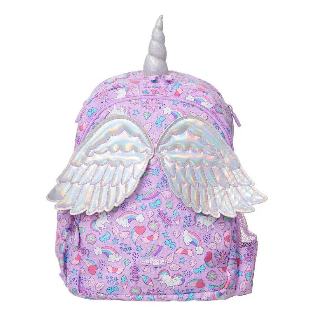 Smiggle - ユニコーンの翼付き幼稚園リュックサック