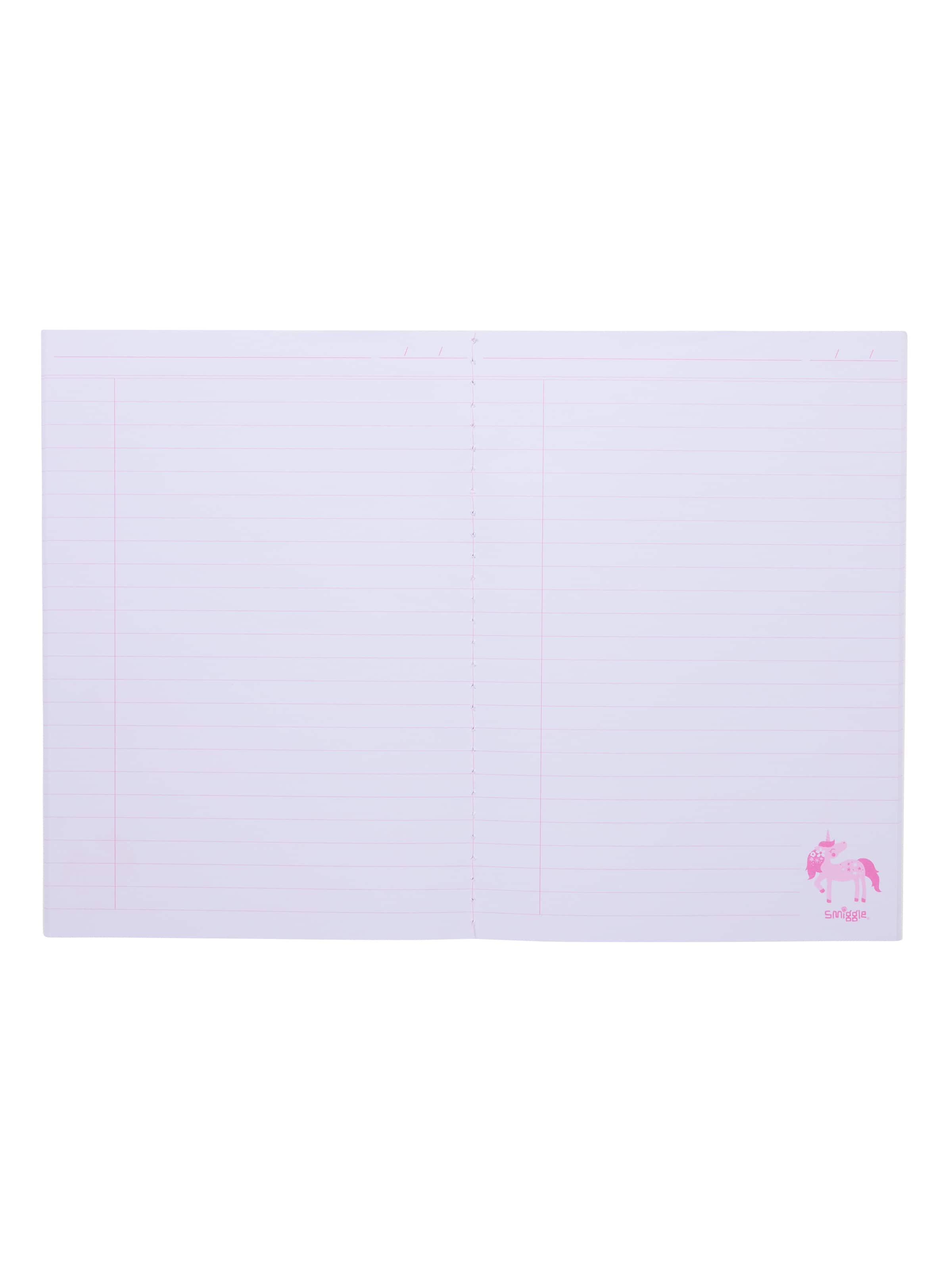 Smiggle - دفتر تمارين مخطط Wish A5