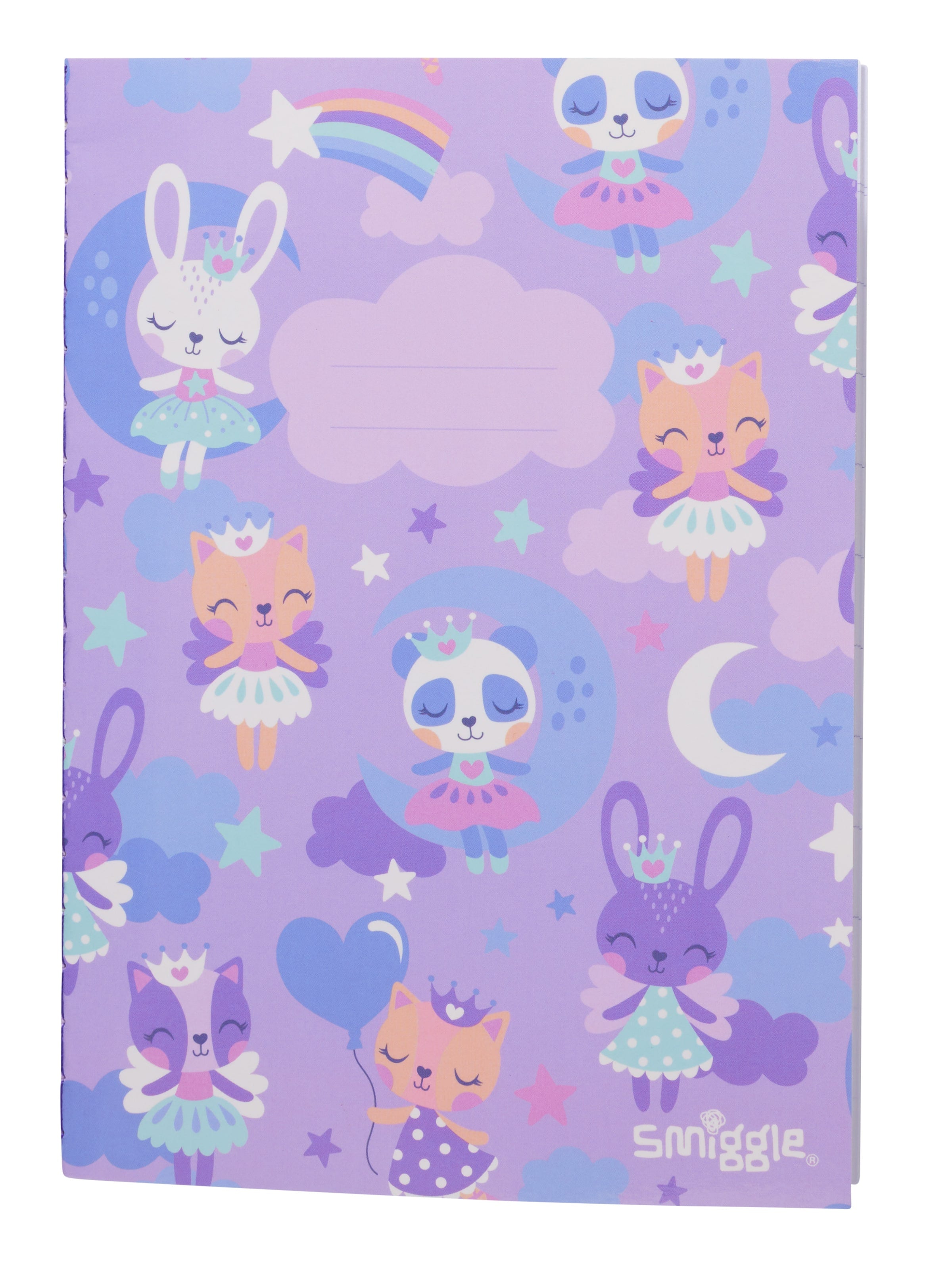 Smiggle - Caderno de Exercícios Wish A6 Listrado