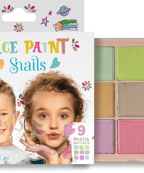 Snails - Yüz Boyama Paleti - Pastel Renkler - Dinossi