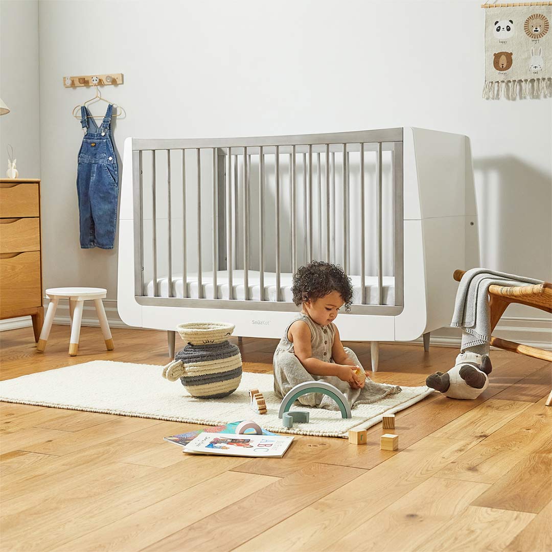 SnuzKot 2 Piece Nursery Furniture Set - The Natural Edit - Silver Birch-Nursery Sets-Silver Birch-No Mattress | Natural Baby Shower