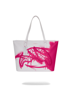 Sprayground - Storm Pembe Beyaz Tote Omuz Çantası