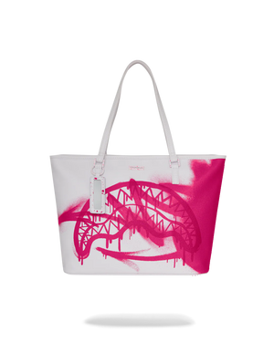 Sprayground - Storm Pink White Tote Umhängetasche
