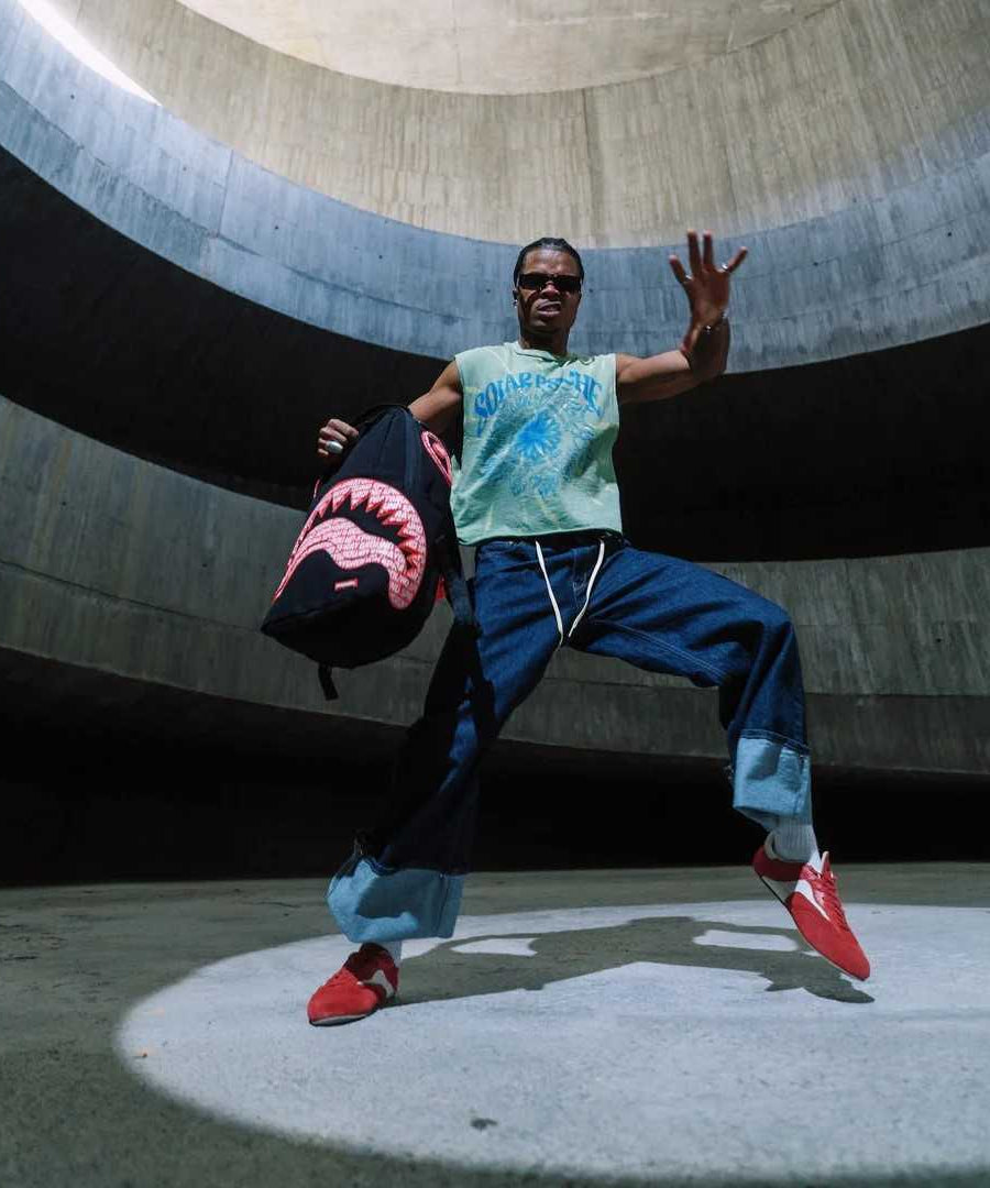 Sprayground - 标志嘴核心Dlx棉质背包