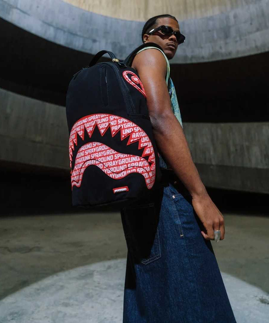 Sprayground - 标志嘴核心Dlx棉质背包