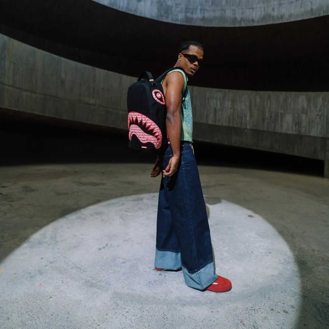 Sprayground - 标志嘴核心Dlx棉质背包