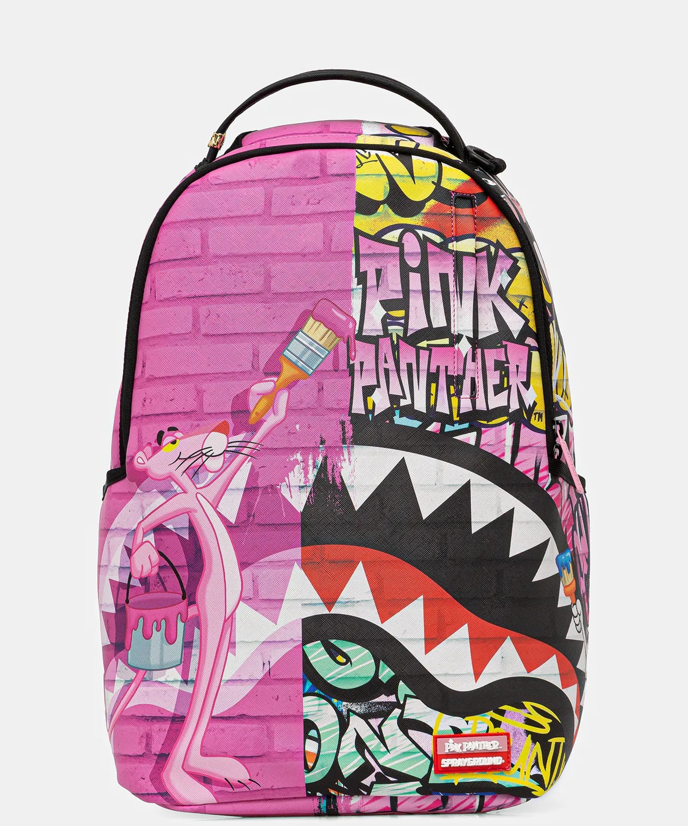Sprayground - पिंक पैंथर ग्राफिटी बॉयामा Dlxr सर्ट çantası