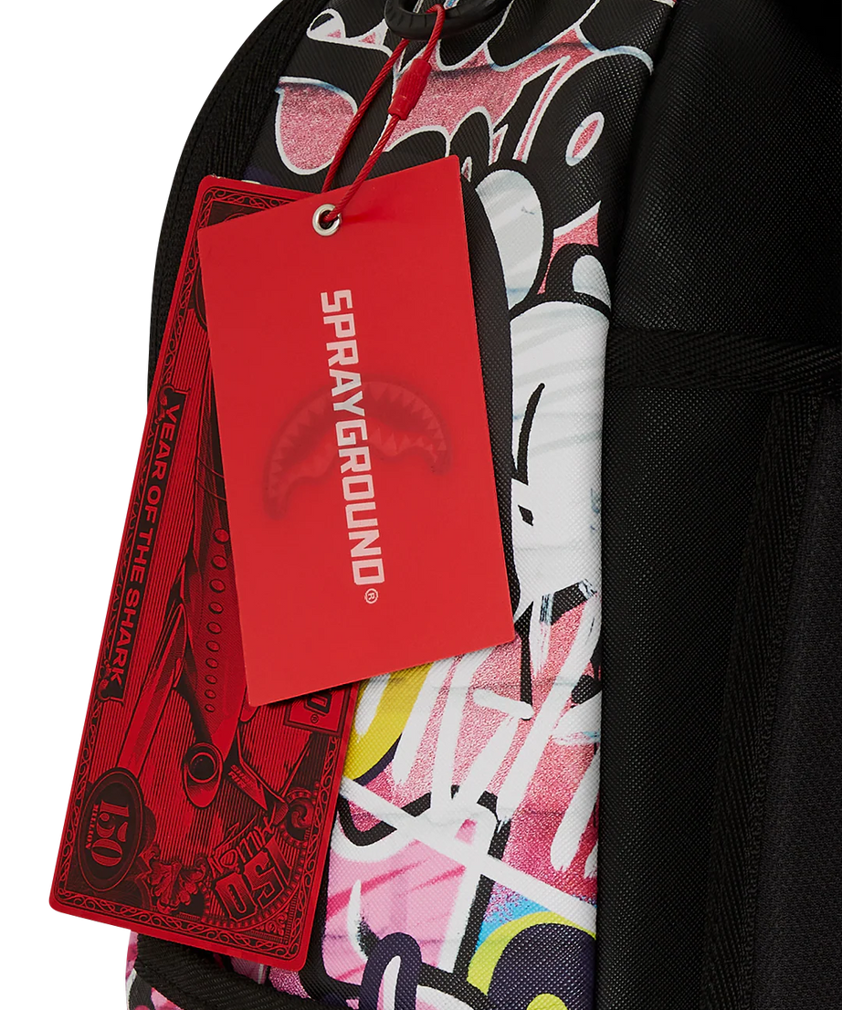 Sprayground - पिंक पैंथर ग्राफिटी बॉयामा Dlxr सर्ट çantası