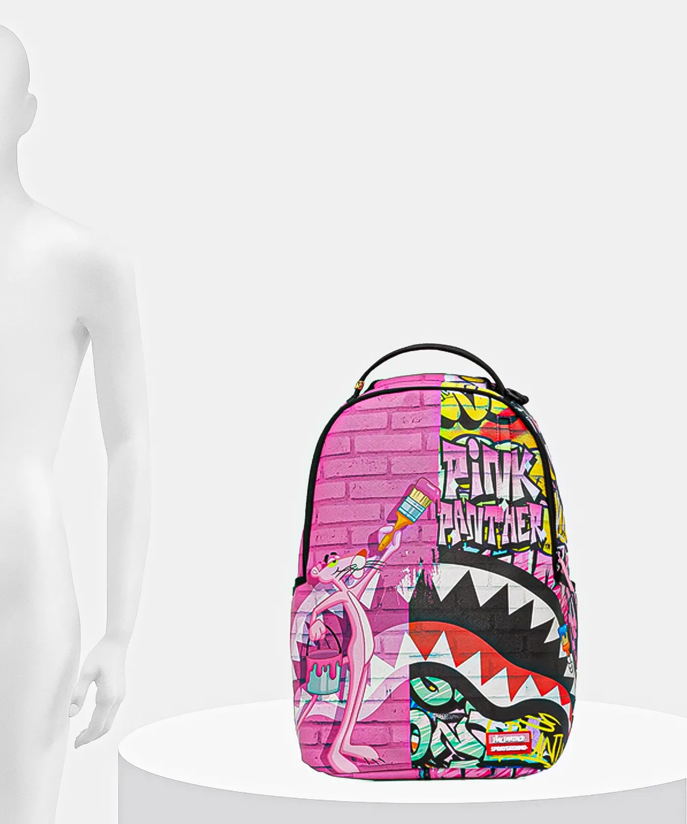 Sprayground - पिंक पैंथर ग्राफिटी बॉयामा Dlxr सर्ट çantası