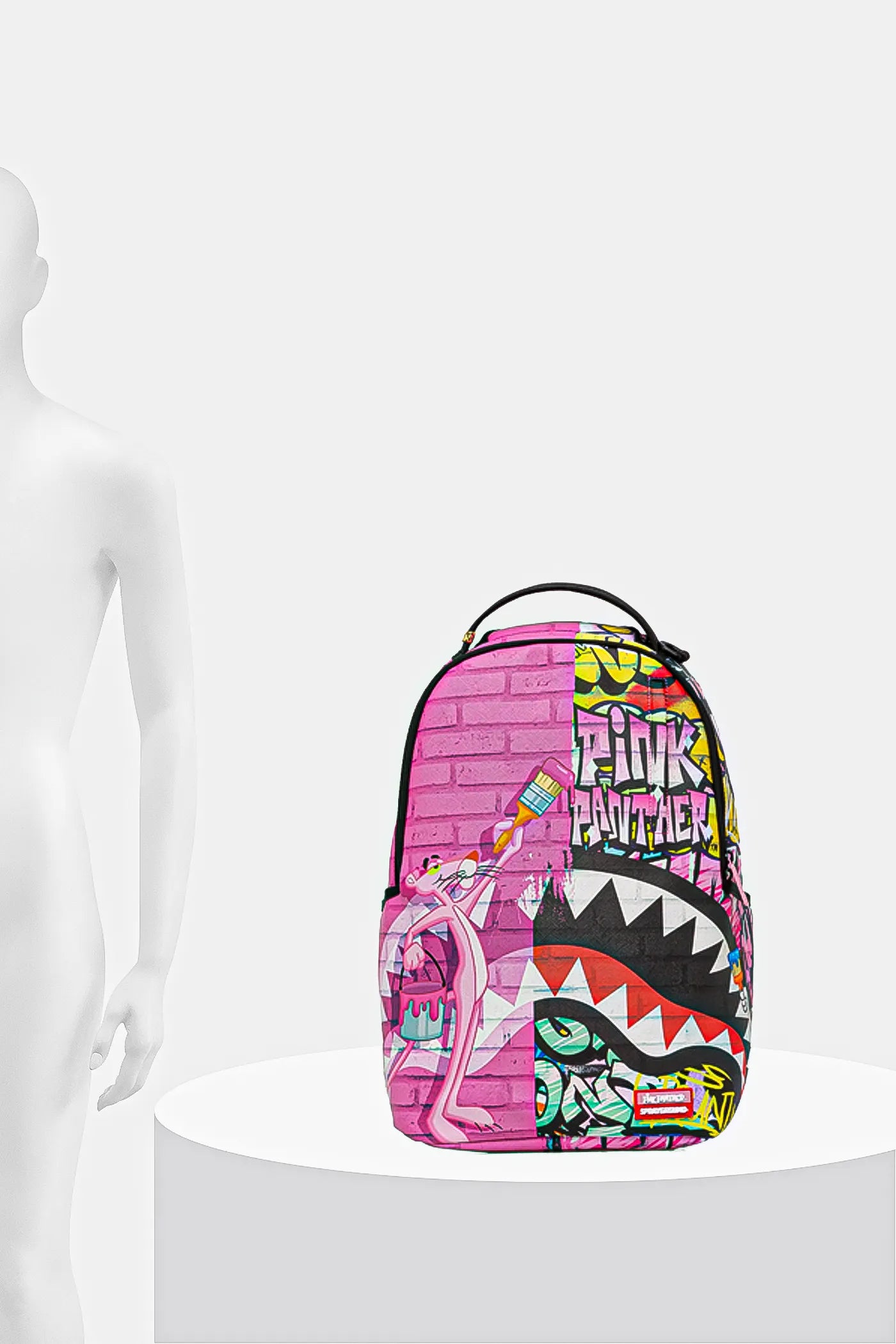 Sprayground - पिंक पैंथर ग्राफिटी बॉयामा Dlxr सर्ट çantası