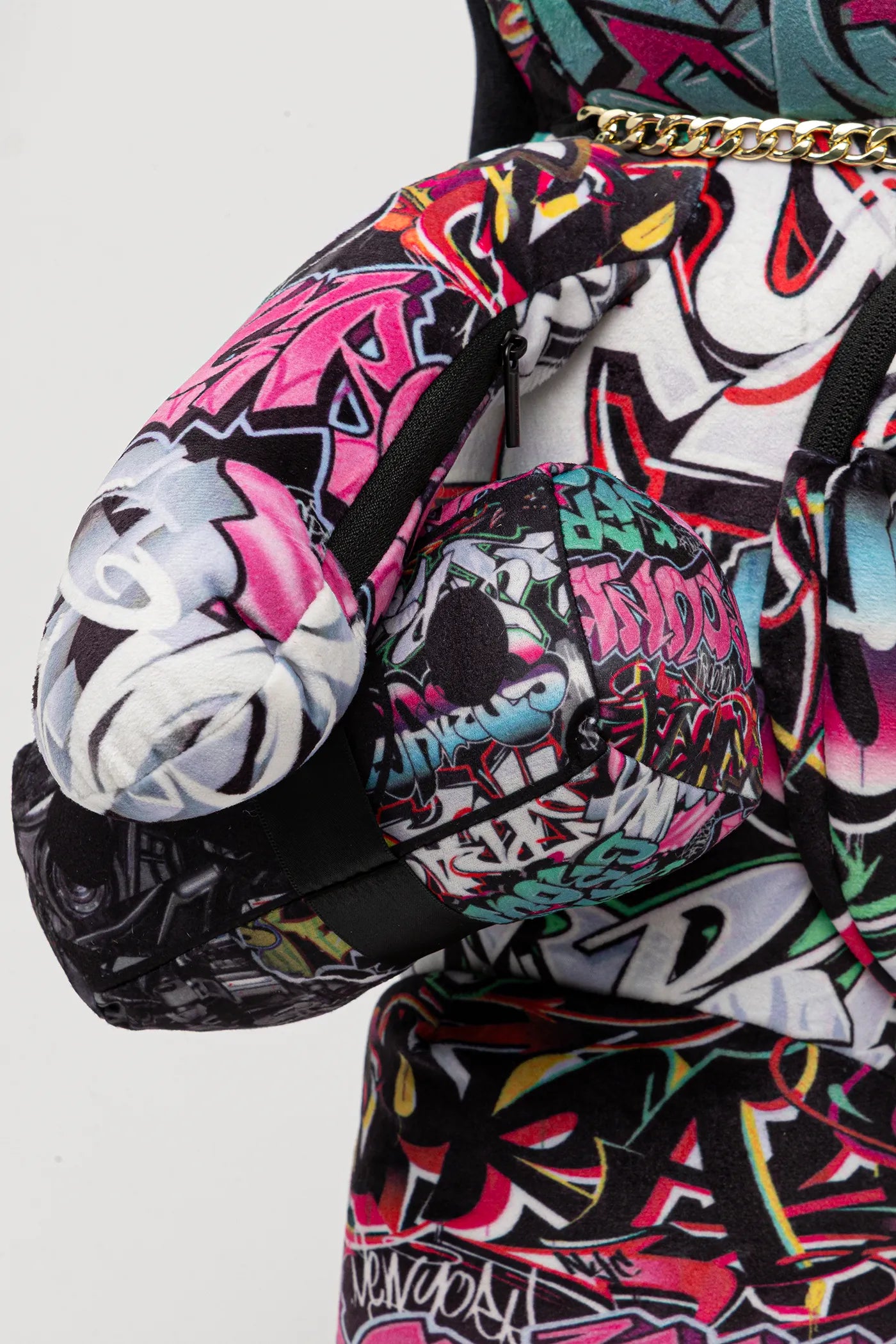 Sprayground - 分裂赛博鲨熊猫泰迪背包