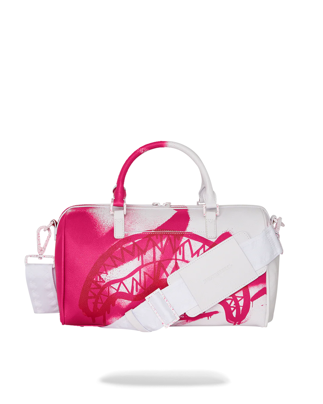 Sprayground - Borsa a Mano e a Spalla Rosa e Bianca Storm