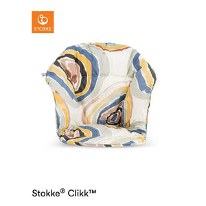 Stokke Clikk Cushion - Multi Circles-Highchair Accessories- | Natural Baby Shower