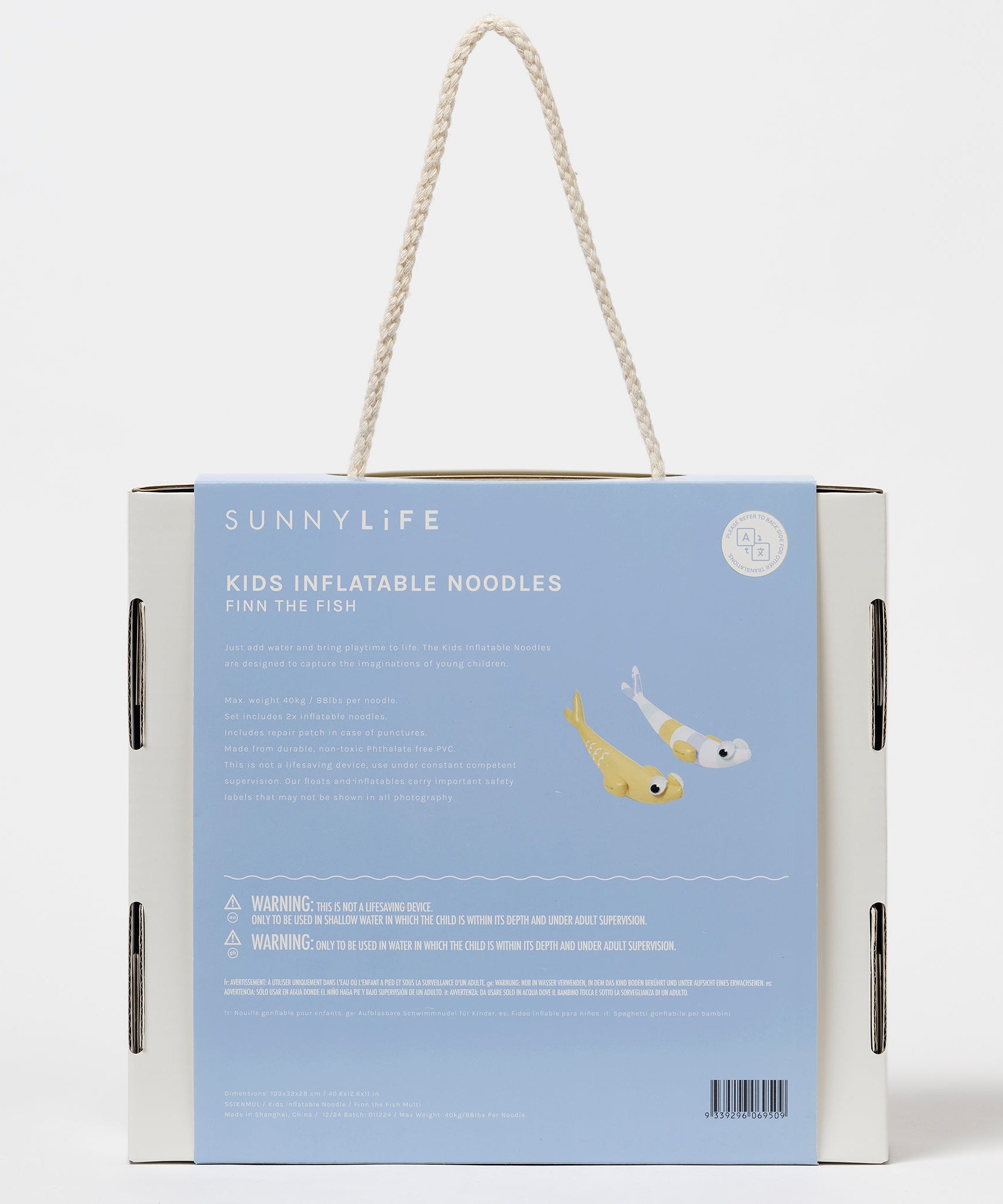 Sunnylife - Balık Finn Şişme Deniz ve Havuz Yüzme Aksesuarı