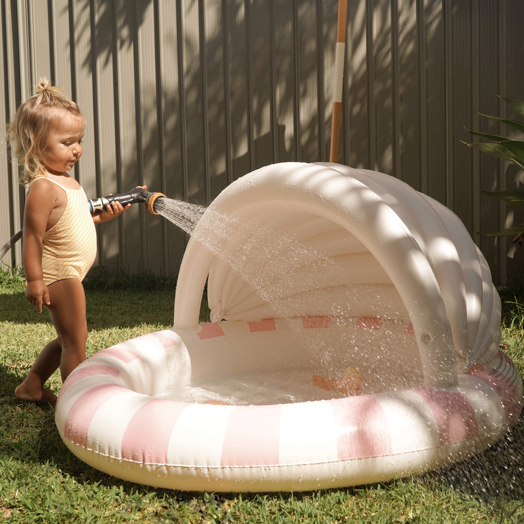Sunnylife - Cotton Candy Güneşlikli Çocuk Havuzu