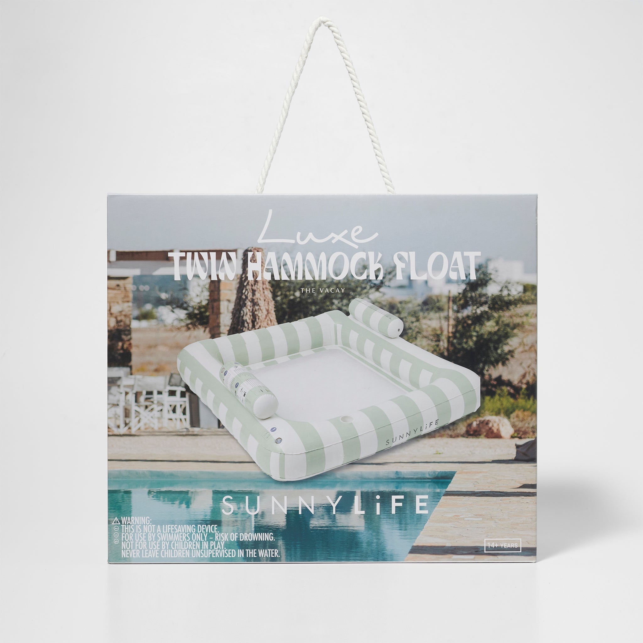 Sunnylife - Vacay Soft Dubbel Opblaasbaar Zee Bed