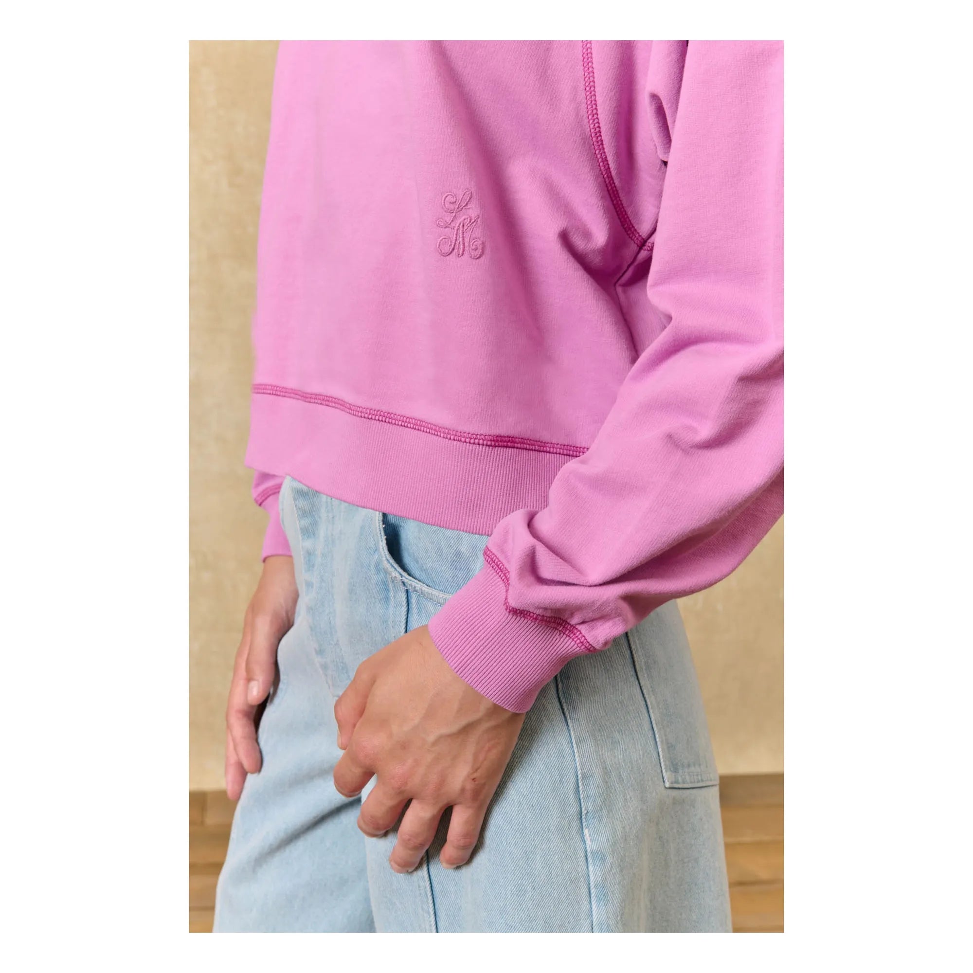 Louise Misha - Sweat Ostrea Cotton | Fuchsie