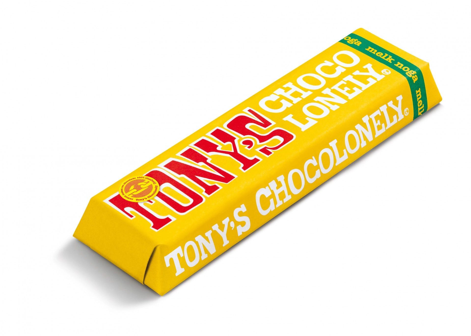 Tonys Chocolonely - Sütlü Nuga Çıtırtılı Çikolata Barı 47G-Dinossi