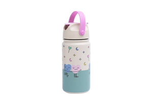 The Cotton Cloud - Dancing Hearts 420ML Paslanmaz Çelik Gizli Pipetli Matara