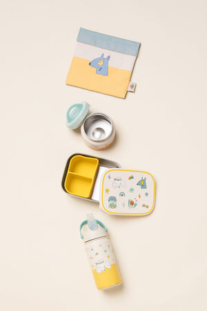 The Cotton Cloud - Funky Dogs 420ML Paslanmaz Çelik Gizli Pipetli Matara