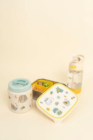 The Cotton Cloud - Funky Dogs 480ML Tritan Trinkflasche mit verstecktem Strohhalm