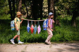 The Cotton Cloud - Funky Dogs Rucksack mit Kordelzug