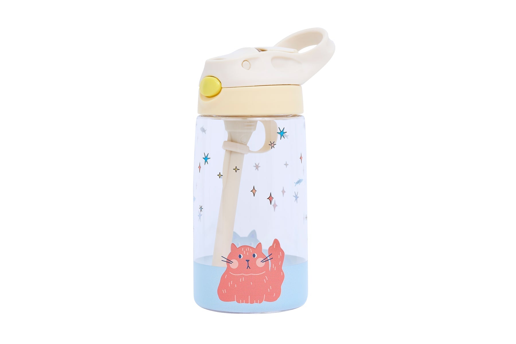 The Cotton Cloud - Meowful Cats 480ML Tritan Gizli Pipetli Suluk