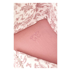 Tartine et Chocolat - Toile de Jouy Elastic Fitted Sheet | Peach