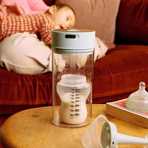 Tommee Tippee Colic Soothe Milk Air Remover - Light Teal-Bottle Prep Machines-Light Teal-One Size | Natural Baby Shower