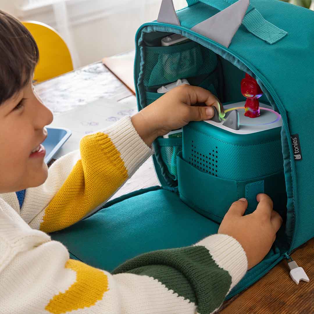 Tonies Backpack - Tropical Teal-Audio Player Accessories-Tropical Teal- | Natural Baby Shower