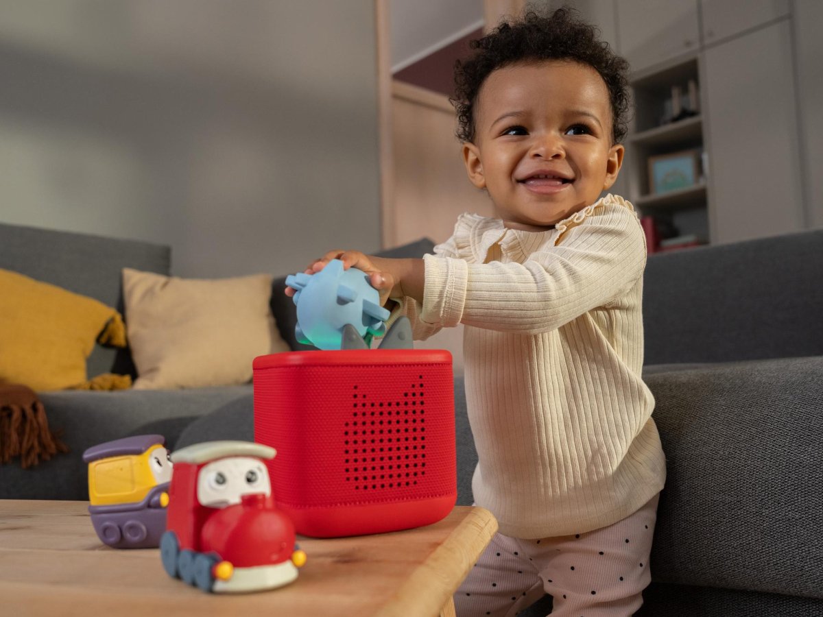 Tonies - Mis Primeros Tonies - Set de Viaje con Figuras Suaves y Voz en Inglés