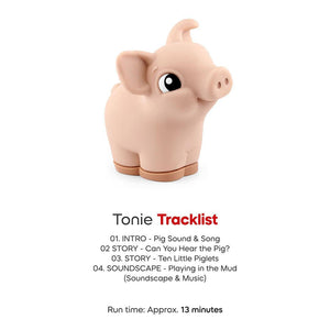 My First Tonies Farm Set - Cow, Pig, Horse-Audio Player Cards + Characters- | Natural Baby Shower