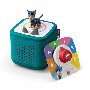 Tonies Toniebox 2 Play Set with PAW Patrol Chase Tonie, Tonieplay Game, Tonieplay Controller - Teal-Audio Players-Teal- | Natural Baby Shower