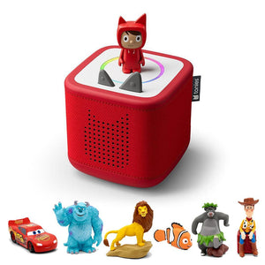 Tonies Toniebox 2 Bundle - Disney Favourites (7pc)-Audio Players-Red- | Natural Baby Shower