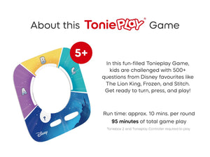 Tonies - Tonieplay Disney Bilgi Yarışması Krallığı İngilizce Toniebox 2 Oyunu
